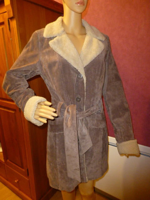 Manteau effet peau retourne en cuir Oakwood 70 Buxy (71)