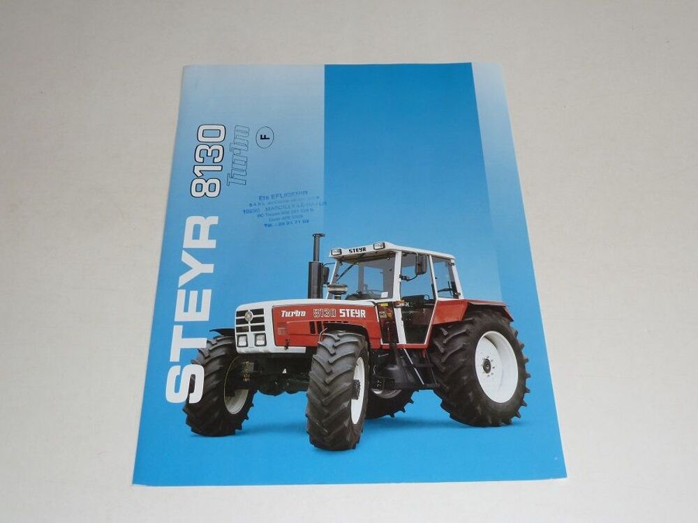 .Anciens prospectus tracteurs agricoles STEYR 