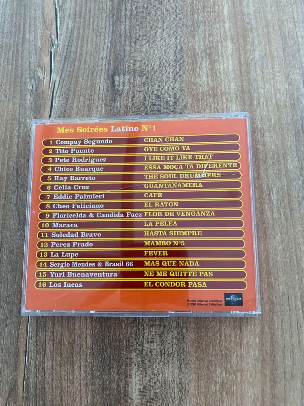 CD " Mes soir&eacute;es latino - num&eacute;ro 1 " CD et vinyles
