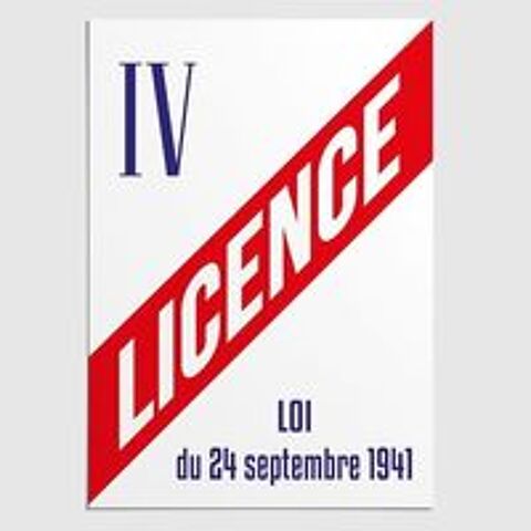   VENTE LICENCE IV débit de boissons secteur RHONE-ALPES 