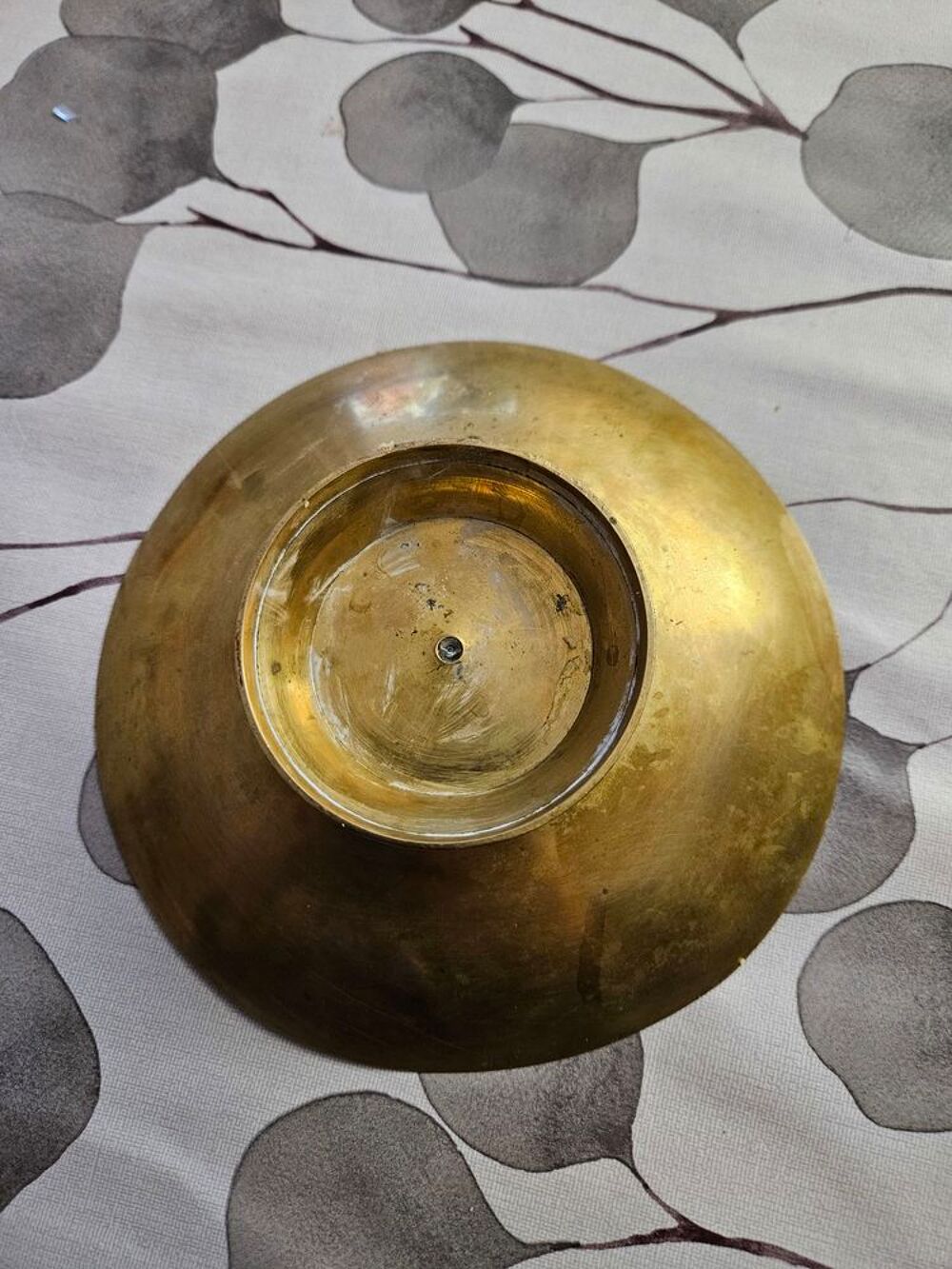 Coupelle en laiton de 14,5 cm cloisonn&eacute;e vintage style asiat Décoration