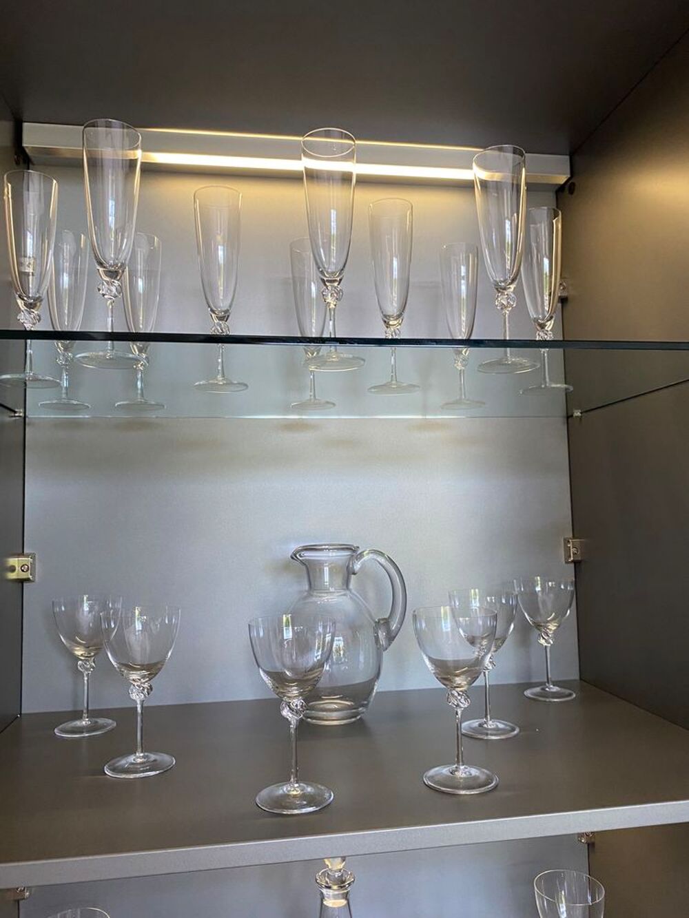 ENSEMBLE SALLE &Agrave; MANGER DESIGN - Table + Vitrine + Buffet Meubles