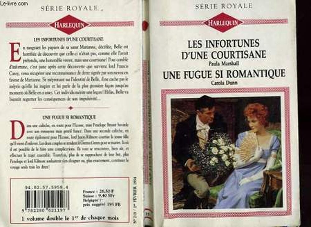 Livre Harlequin S&eacute;rie Royale - Deux Romans Livres et BD