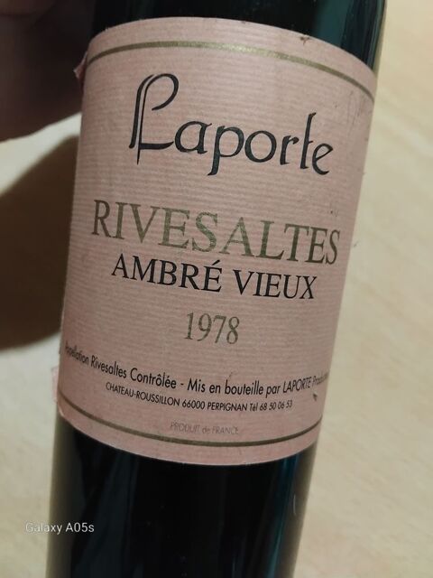 RIVESALTES - AMBRÉ VIRUX -LAPORTE-MILLÉSIMES ANCIEN Enghien-les-Bains (95)