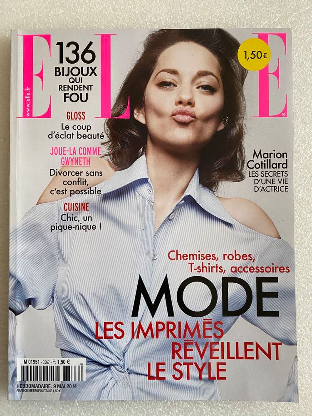 ELLE POCKET n&deg;3567 09/05/2014 Marion Cotillard Livres et BD