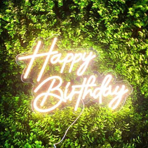 Enseigne Lumineuse HAPPY BIRTHDAY 0 91940 Les ulis