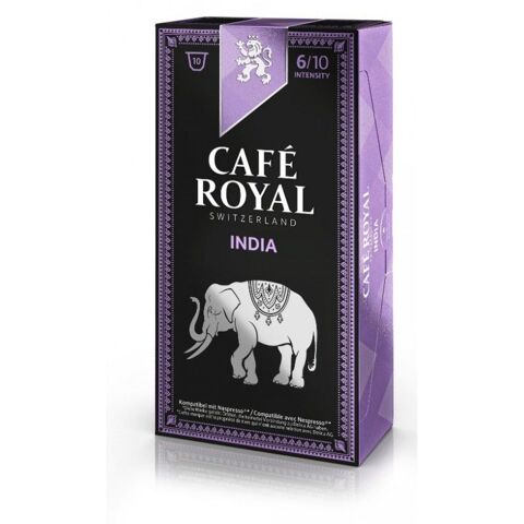 6 étuis de 10 capsules Nespresso India Café Royal 14 Villeurbanne (69)