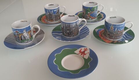 Lot de tasses et soucoupes en porcelaine Tognana Italy 28 Pont-Sainte-Maxence (60)