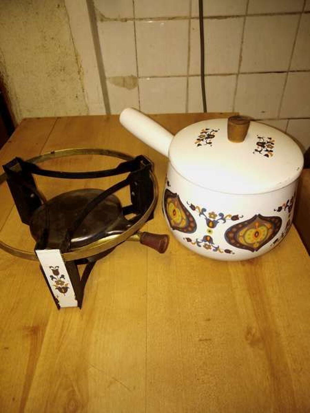 Service a Fondue Décoration