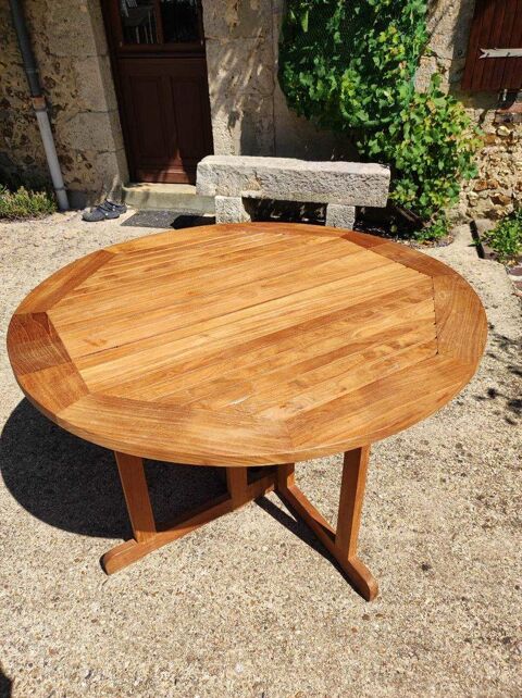 table en teck 100 Chuelles (45)