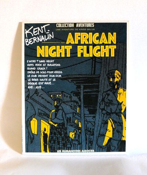 EO Une aventure de Kriss Delux : African night fly - 1984 7 Argenteuil (95)