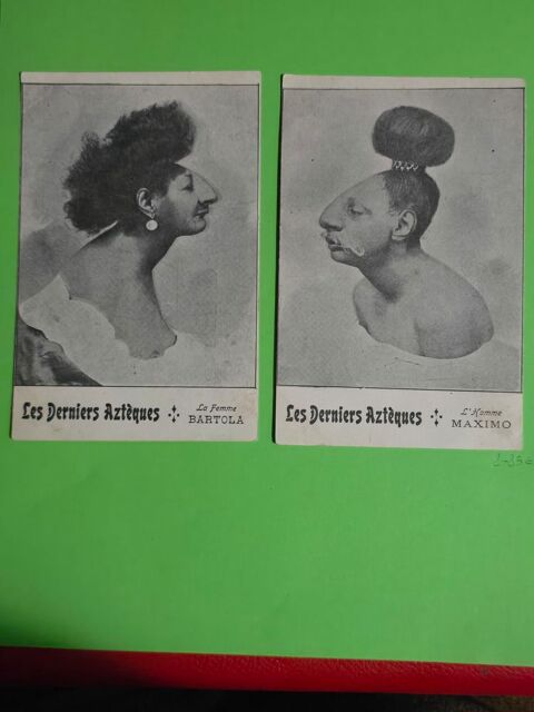 Lot de 2 Cartes postale des derniers azteques rarisisme 25 Aspres-sur-Bu�ch (05)