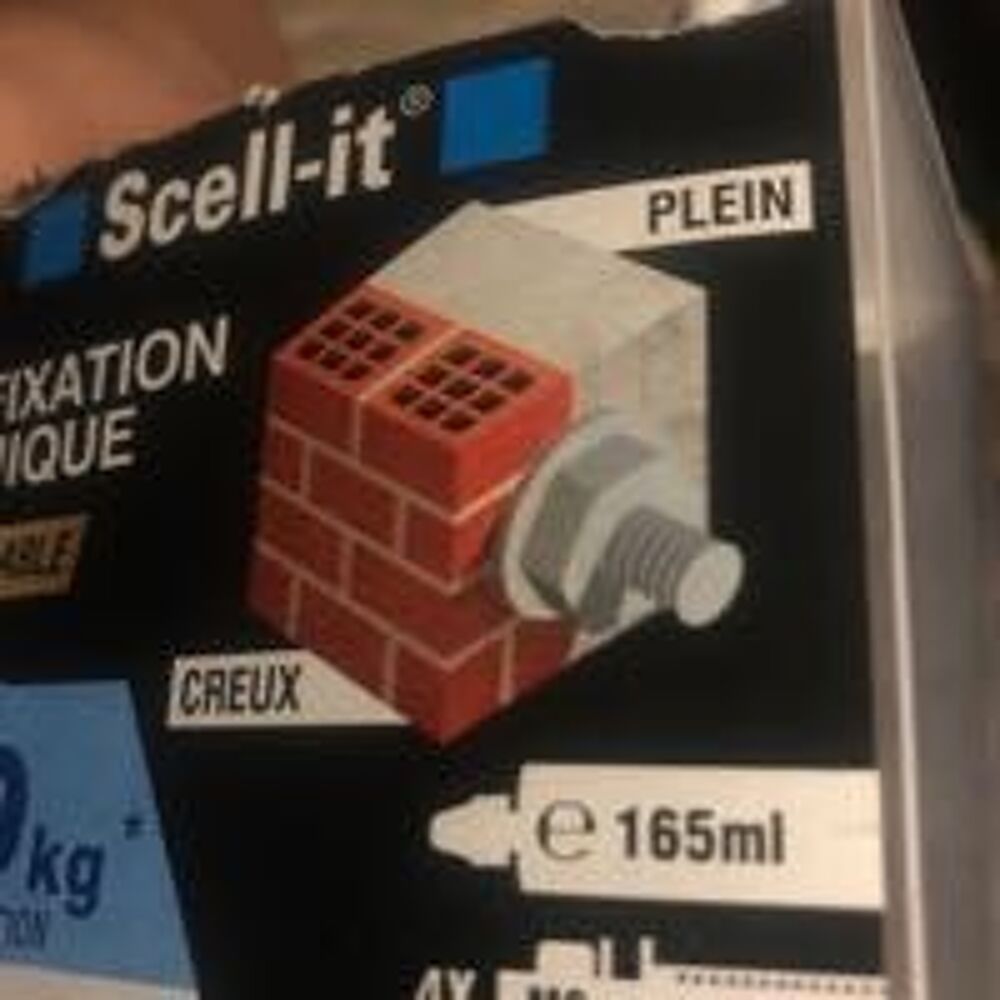 kit fixation chimique Scell-it neuf Bricolage