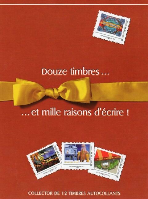           FRANCE . 
FEUILLET COLLECTOR DE LA POSTE 20 Caumont (09)