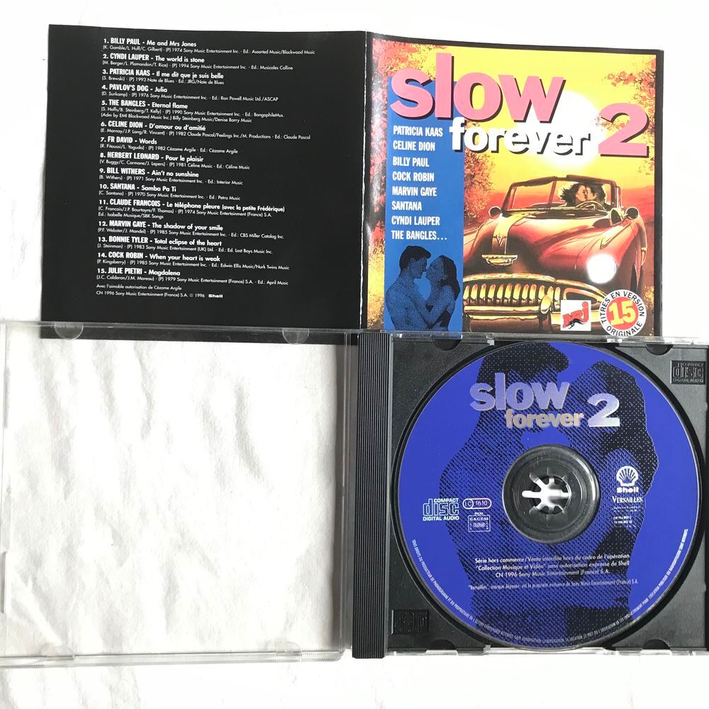 CD Slow Forever Vol.2 Titres En Version Originale Shell Col CD et vinyles