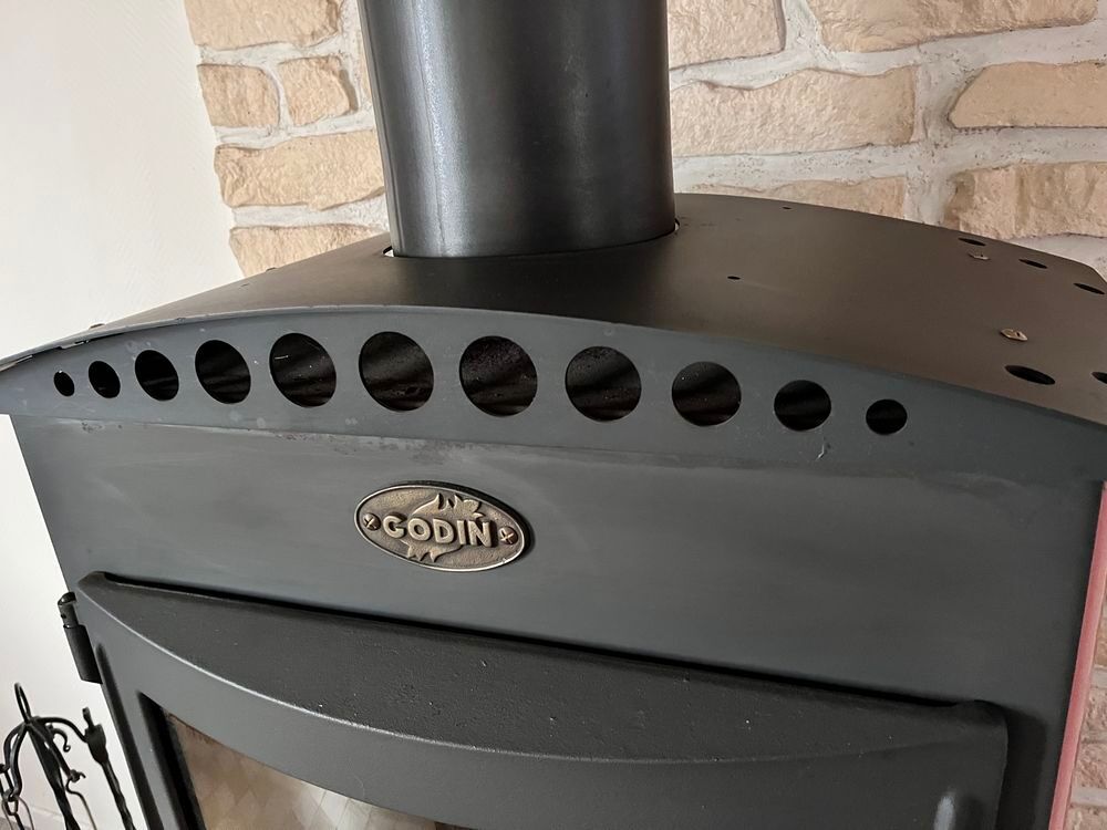 Superbe Po&ecirc;le &agrave; bois GODIN 15 kw Décoration