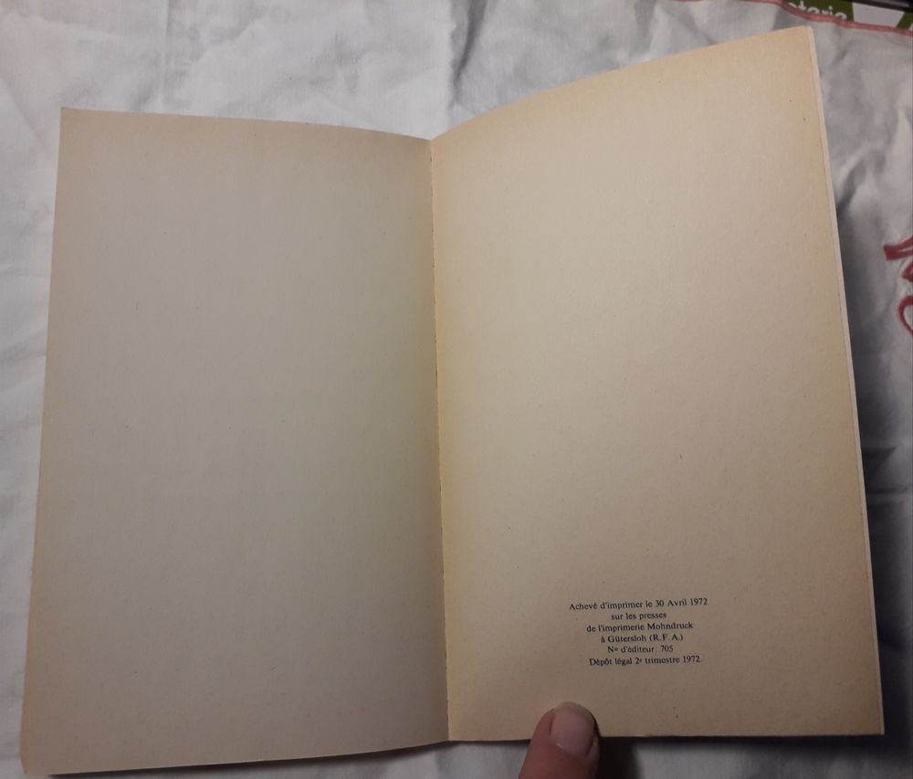Vintage livre offert par TOTAL Livres et BD