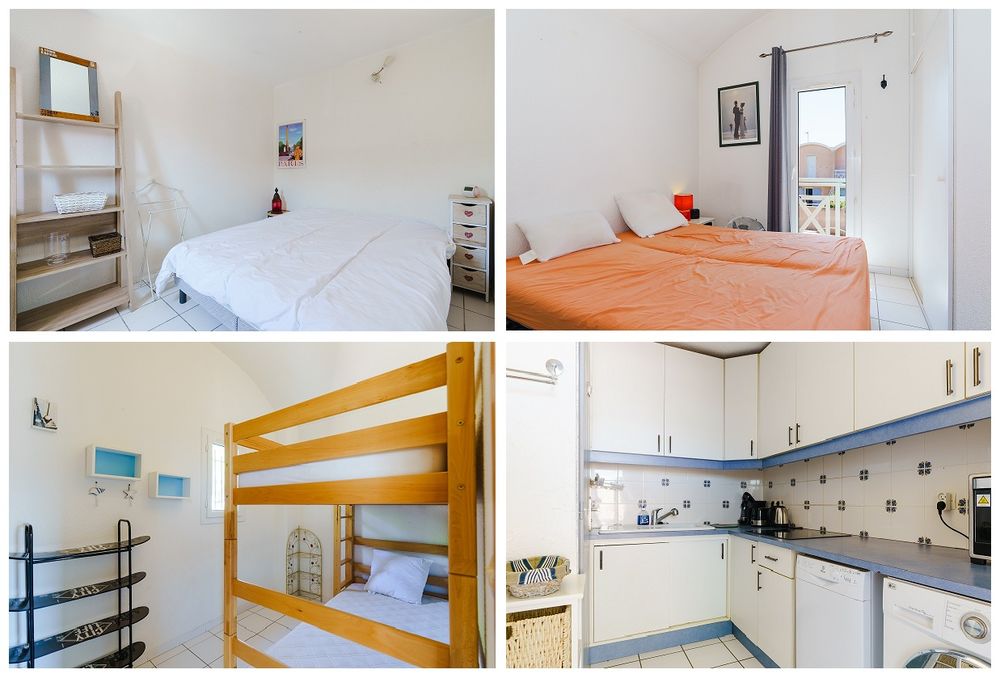  Villa T6 75m2-CLIM-100m plage-WIFI-Vélos-2 familles-8 pers. Languedoc-Roussillon, Gruissan (11430)