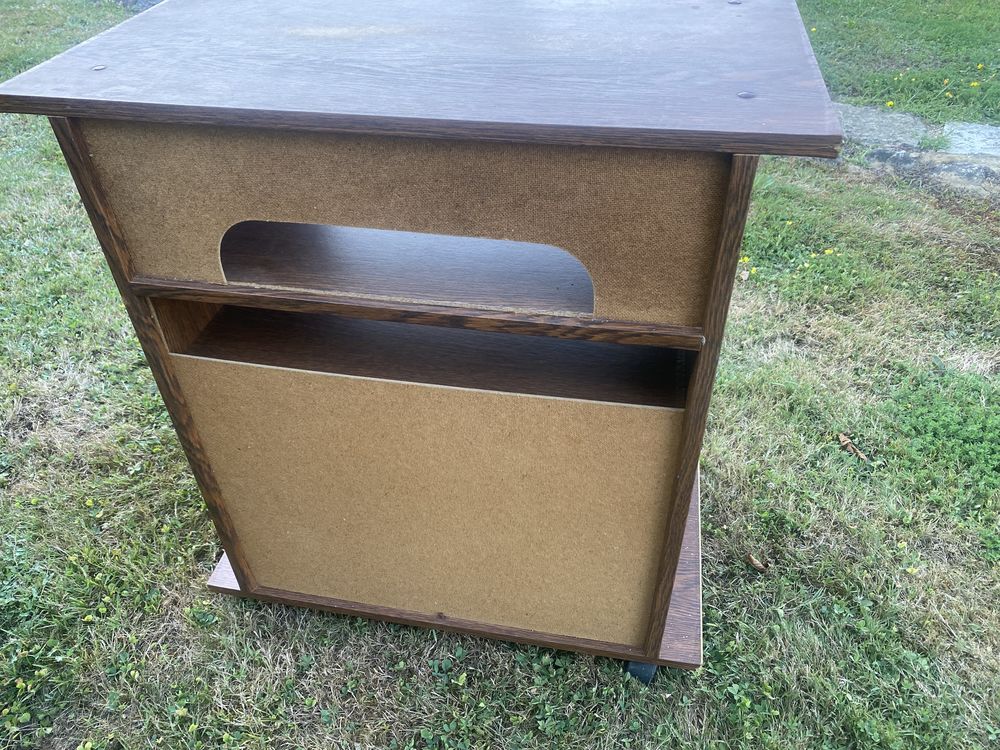 Meuble t&eacute;l&eacute; porte vitr&eacute;e vintage Meubles
