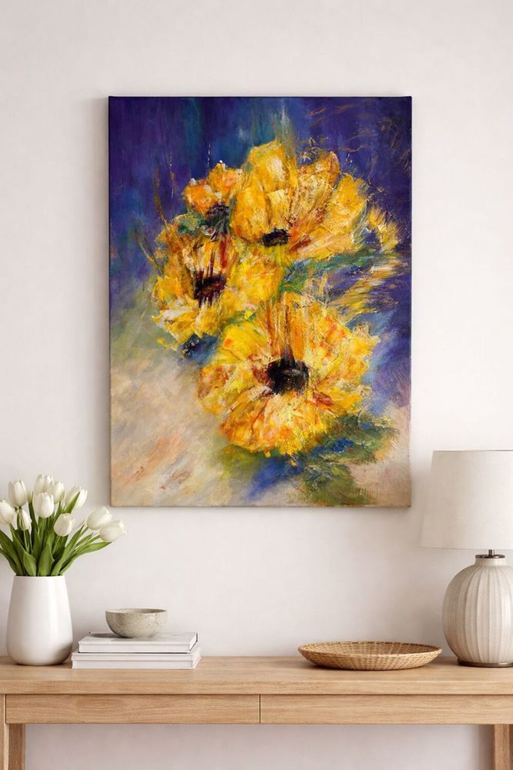 La danse des fleurs jaunes &eth;ŸOE&frac14; Décoration