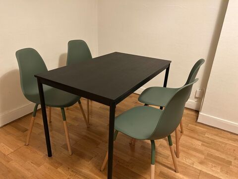 Table �  manger noir 35 Paris 17 (75)