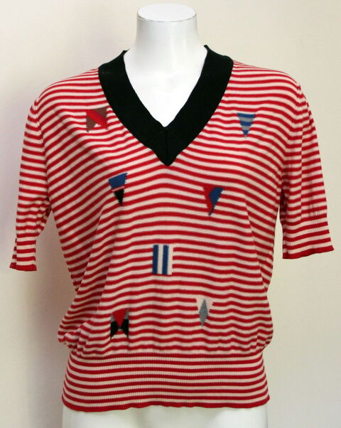Top marinière SONIA RYKIEL T.L Issy-les-Moulineaux (92)