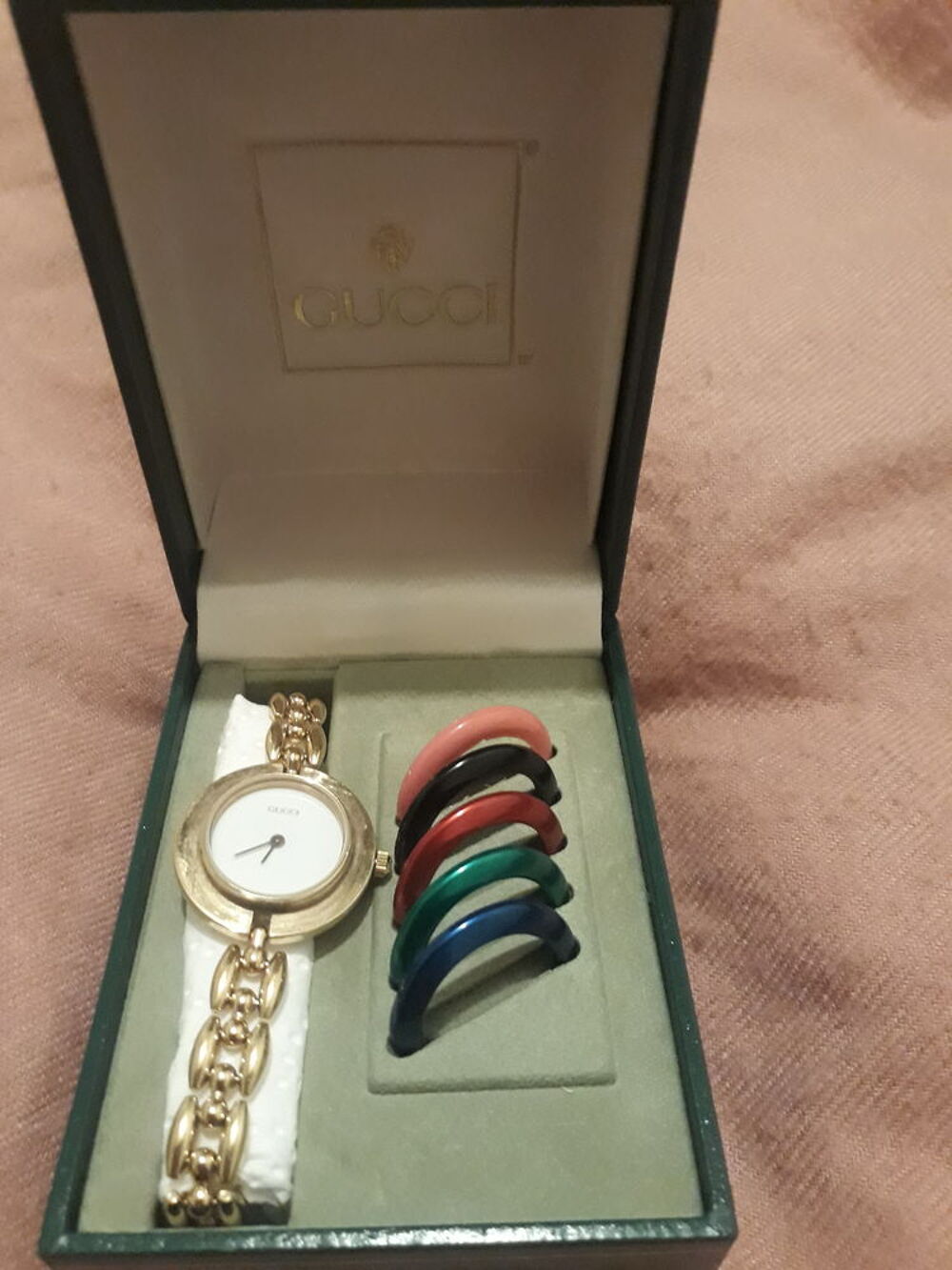 Montre gucci anneaux interchangeables sales