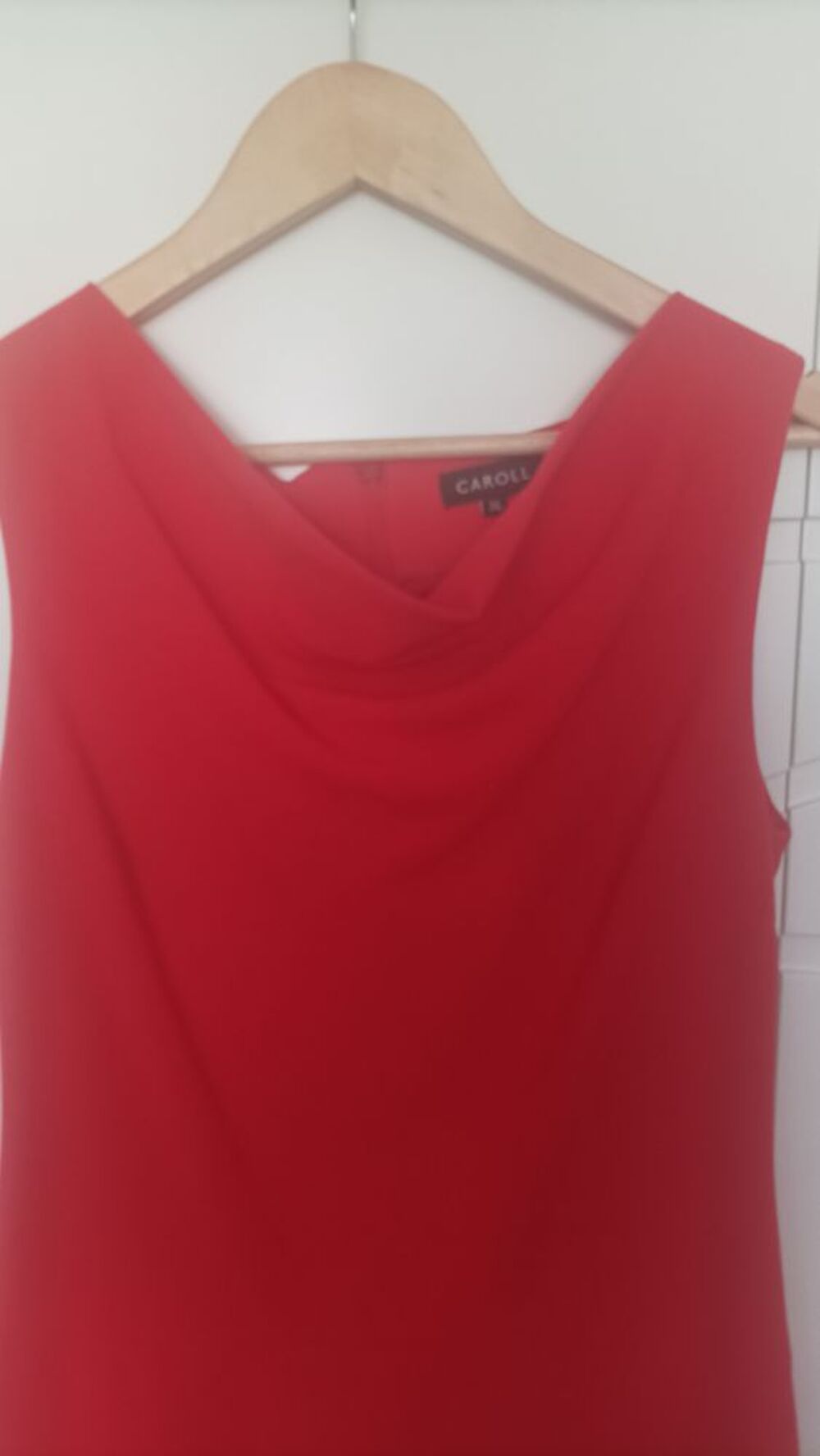 Robe Carroll rouge Vêtements