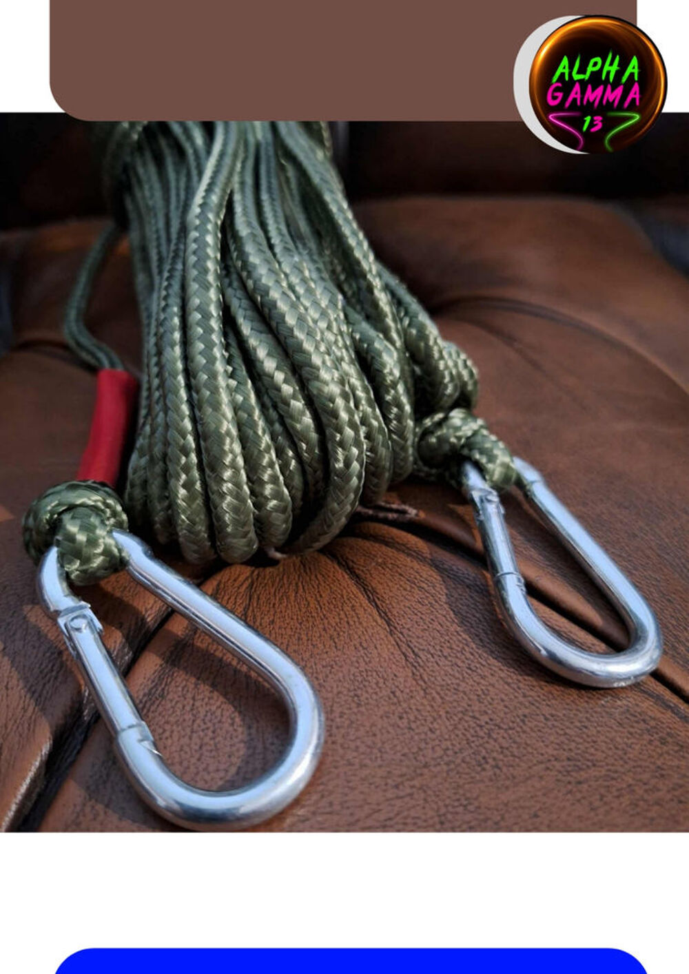 P&ecirc;che &agrave; l'aimant 300Kg ultra-puissant &Oslash;80 + corde et 2 mousq Bricolage