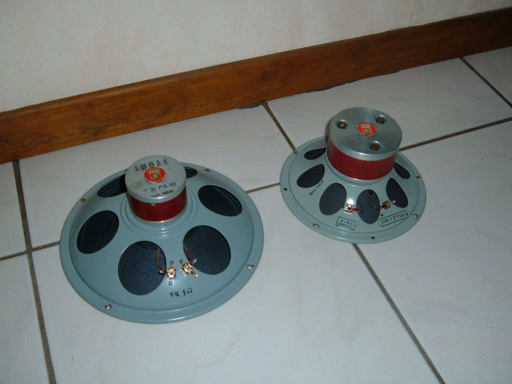 AUDAX &amp; autres Haut parleurs anciens 1950 / 60 /70 /80 Audio et hifi
