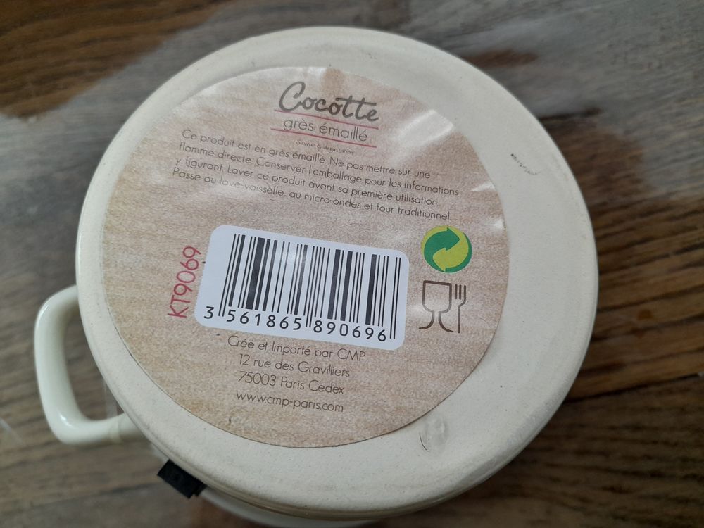 4 COCOTTES NEUVES en GRES EMAILLE Cuisine