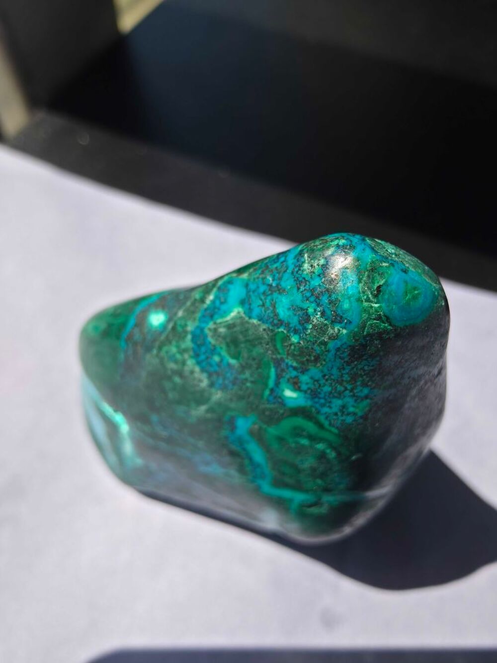 Superbe Chrysocolle Polie du Katanga(RDC)-84g 