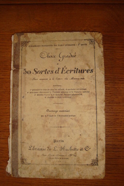 livre de 50 �critures 1860 15 Quesnoy-sur-De�le (59)