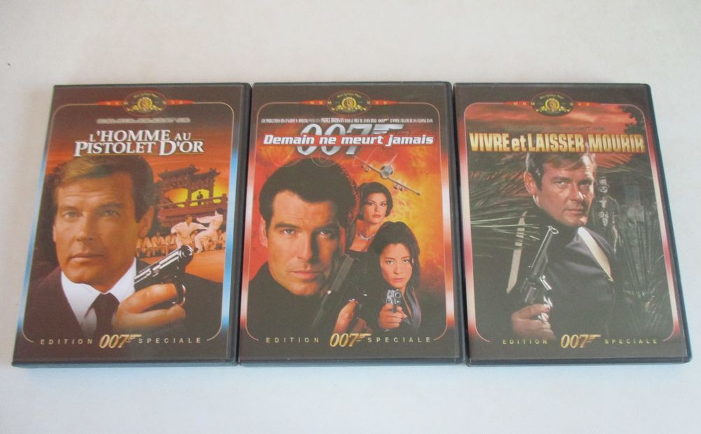Lot de trois DVDS "&nbsp;&eacute;dition 007 Sp&eacute;ciale&nbsp;" Photos/Video/TV
