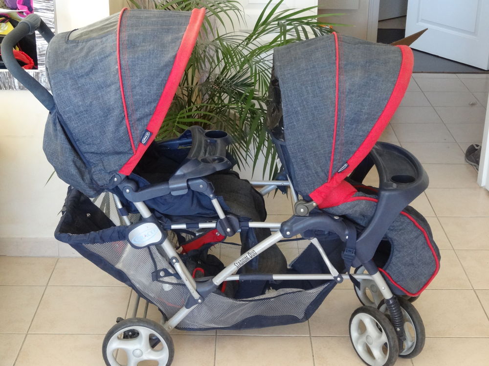 vends poussette double GRACO + equipement de pluie Puériculture