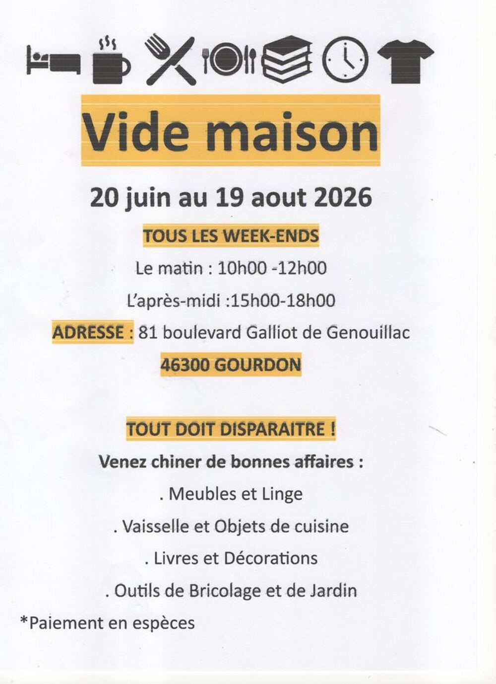 Vide Maison Gourdon Décoration