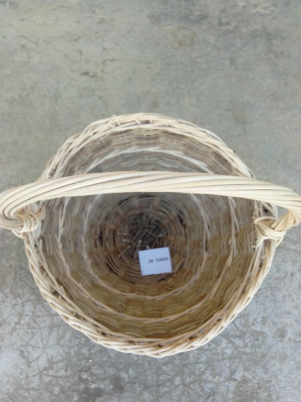 PANIER ROTIN OSIER Décoration