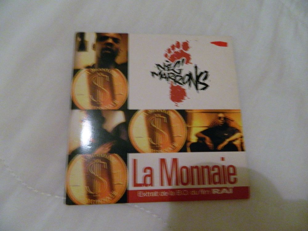 CD Neg Marron "&nbsp;La Monnaie&nbsp;" single CD et vinyles