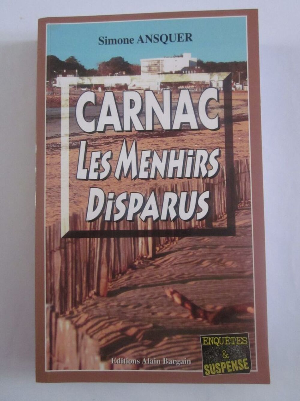 CARNAC LES MENHIRS DISPARUS roman policier BRETON BARGAIN Livres et BD