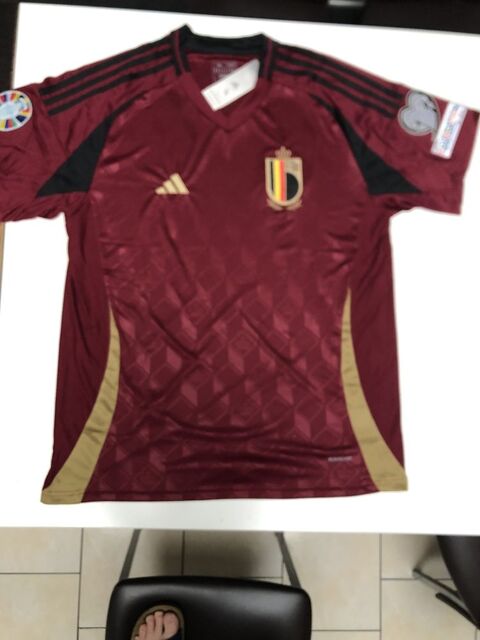 Maillot foot BELGIQUE rouge  2025 30 Roubaix (59)