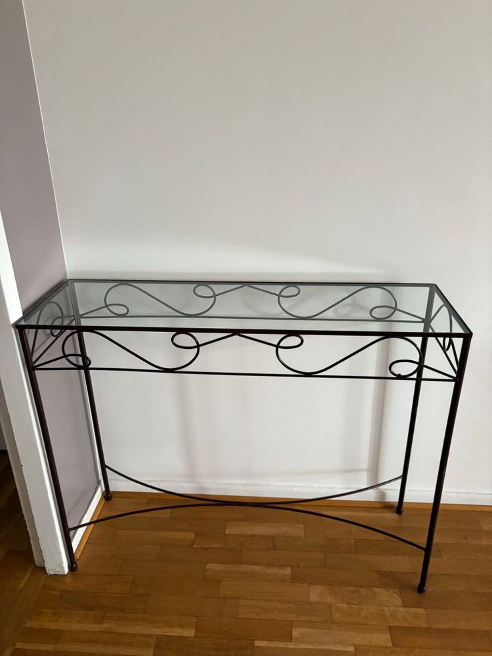 Console en fer forg&eacute; Meubles