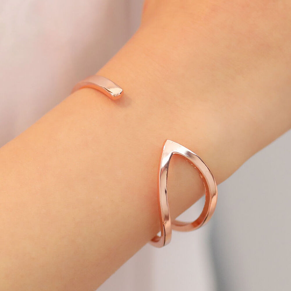 58 bracelets ajustables or rose et argent Bijoux et montres