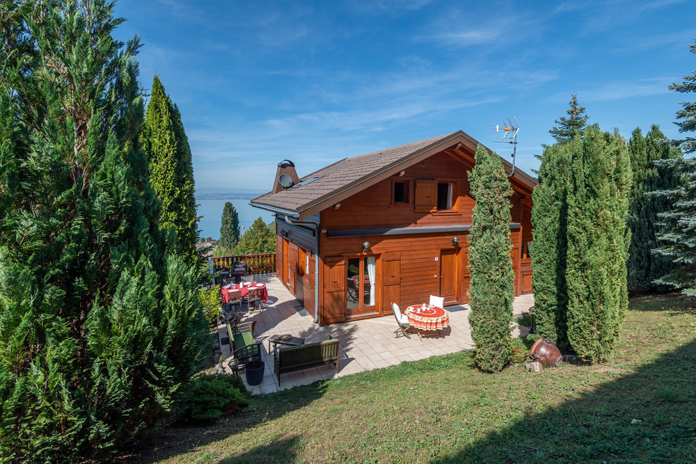   CHALET PANORAMIQUE AVEC SAUNA ENTRE LAC LEMAN ET MONTAGNES   Rhne-Alpes, vian-les-Bains (74500)