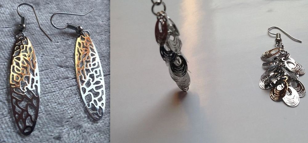 2 PAIRE BOUCLES OREILLES Envoi possible Bijoux et montres