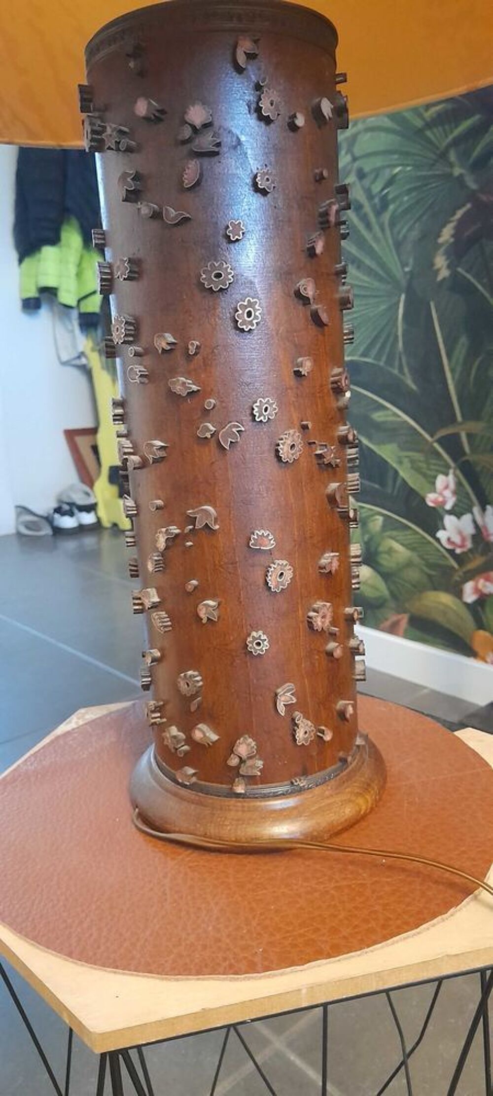 LAMPE AVEC ABAT JOUR. VINTAGE Décoration