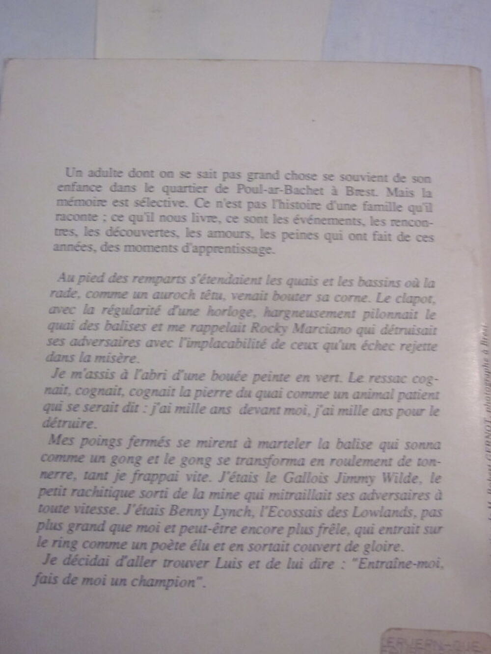 LES FAUBOURGS ET LA RADE Livres et BD