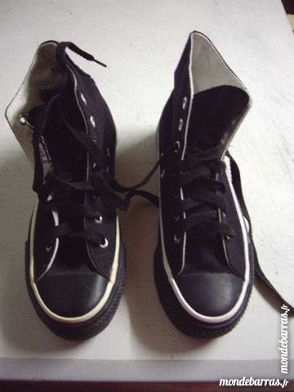 Basket en tissu Noir pointure 39-neuves- Chaussures