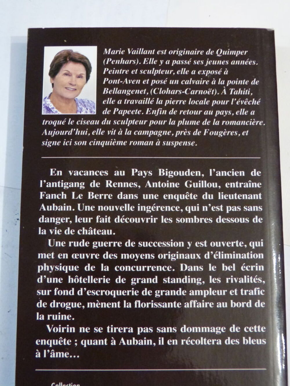 VIE DE CHATEAU A PONT L' ABBE policier BRETON BARGAIN Livres et BD