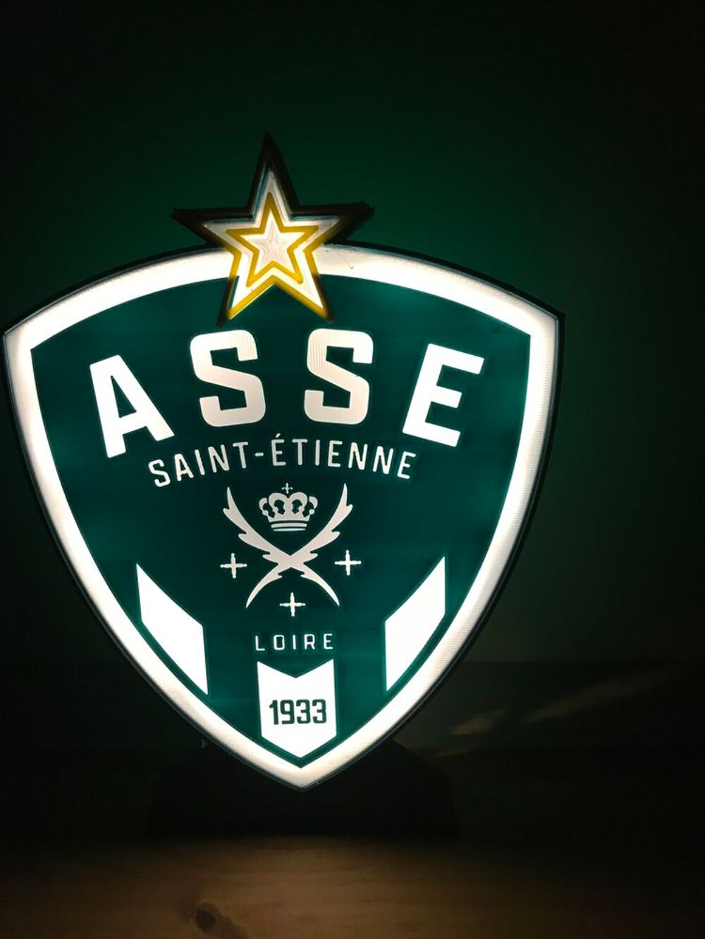 Lampe ASSE SAINT ETIENNE &eacute;clairage leds &agrave; piles Décoration