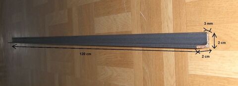Profilé acier 120 cm cornière égale 2 cm 6 Balma (31)